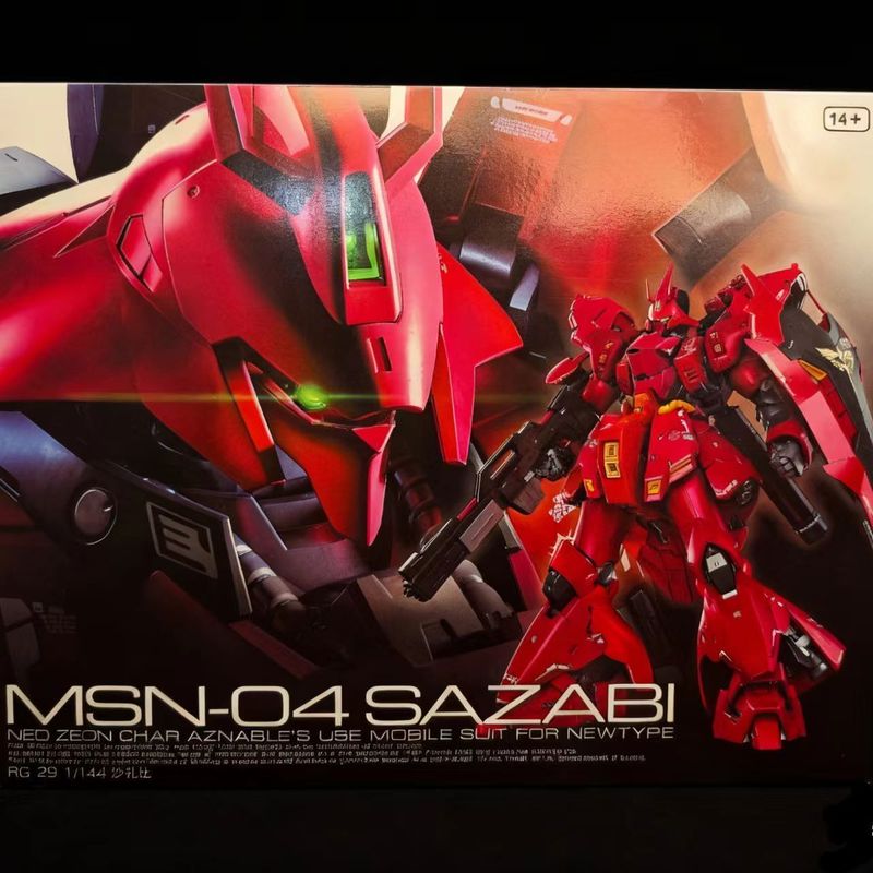 Sazabi Rg 1/144, modèle de rob - Bandai Model Gundam Rg avis et prix