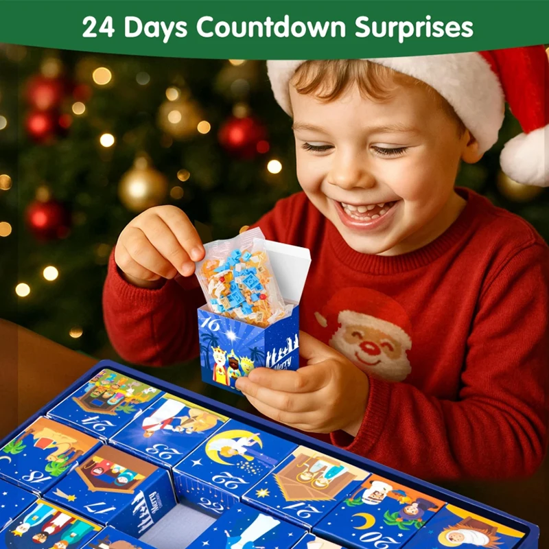 Boîte cadeau calendrier de l'a - Building Block Mini avis et prix